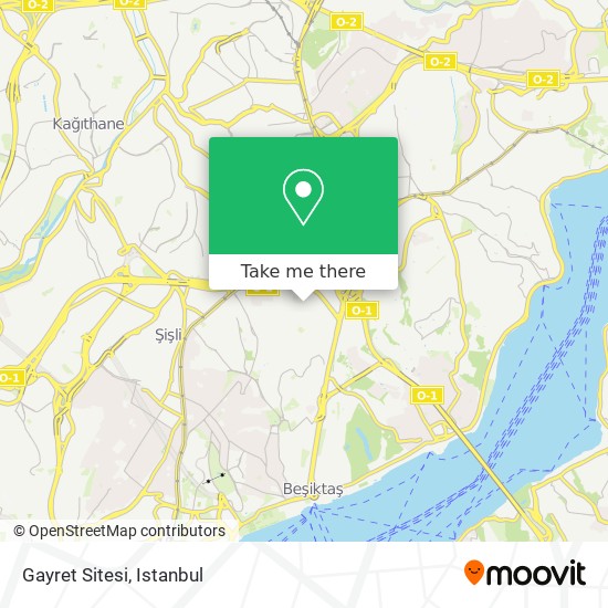 Gayret Sitesi map