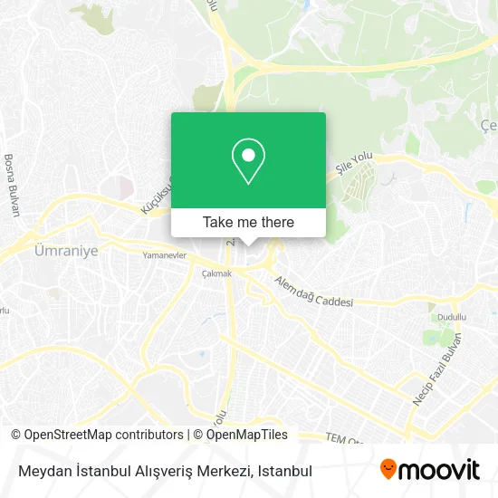 Meydan İstanbul Alışveriş Merkezi map