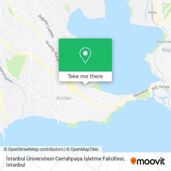 İstanbul Üniversitesi-Cerrahpaşa İşletme Fakültesi map