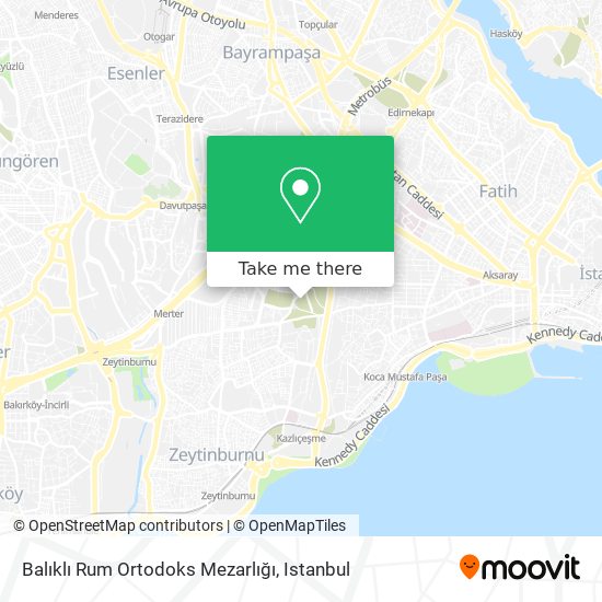 Balıklı Rum Ortodoks Mezarlığı map