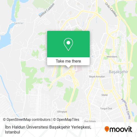 İbn Haldun Üniversitesi Başakşehir Yerleşkesi map