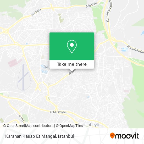 Karahan Kasap Et Mangal map