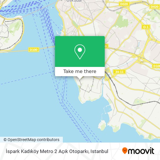 İspark Kadıköy Metro 2 Açık Otoparkı map