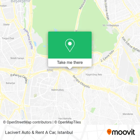 Lacivert Auto & Rent A Car map