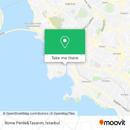 Rome Perde&Tasarım map