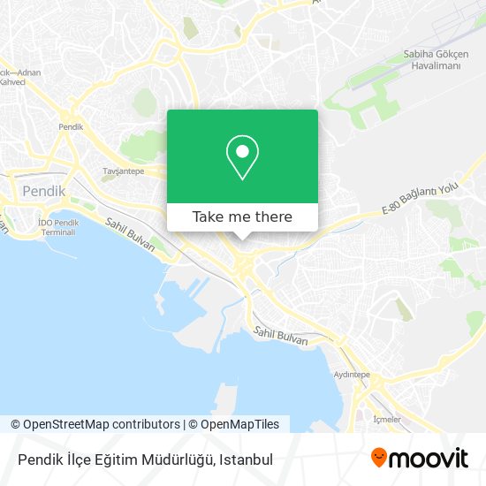 Pendik İlçe Eğitim Müdürlüğü map