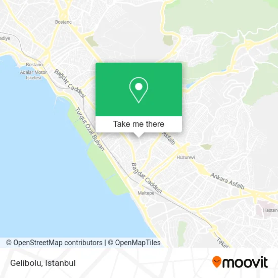 Gelibolu map