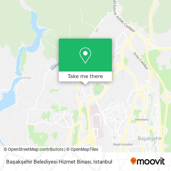 Başakşehir Belediyesi Hizmet Binası map