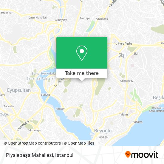Piyalepaşa Mahallesi map