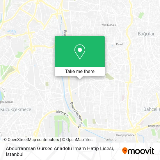Abdurrahman Gürses Anadolu İmam Hatip Lisesi map