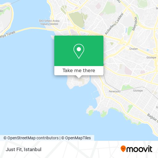 Just Fit map