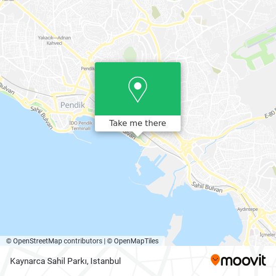 Kaynarca Sahil Parkı map