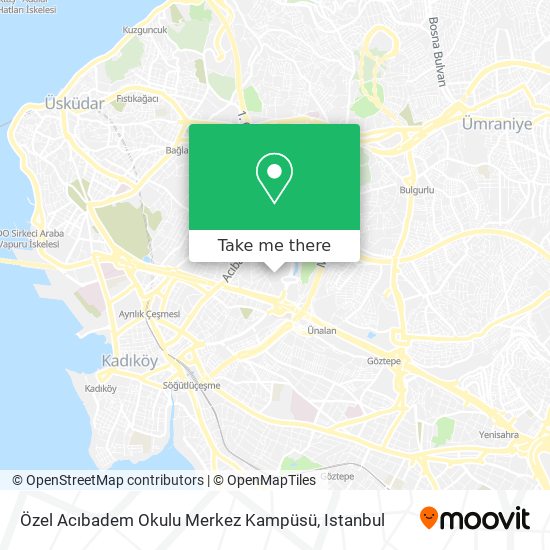 Özel Acıbadem Okulu Merkez Kampüsü map