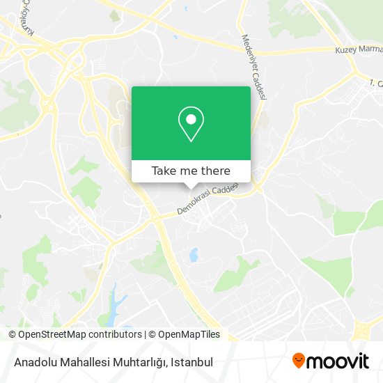 Anadolu Mahallesi Muhtarlığı map