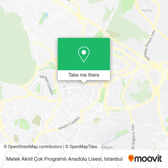 Melek Aknil Çok Programlı Anadolu Lisesi map