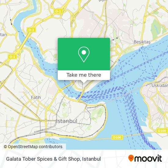 Galata Tober Spices & Gift Shop map