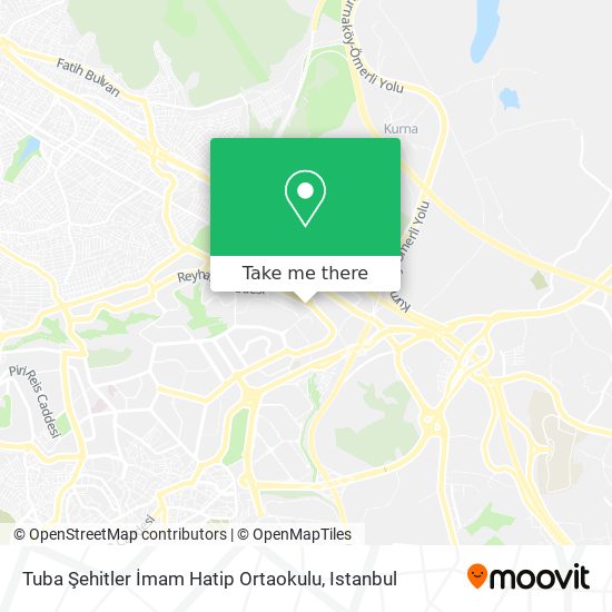 Tuba Şehitler İmam Hatip Ortaokulu map