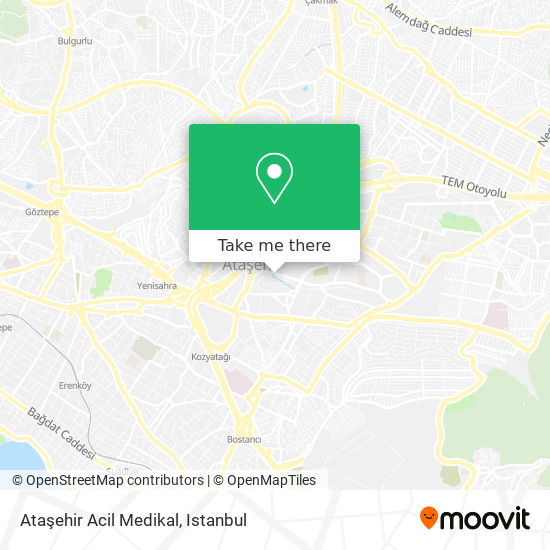 Ataşehir Acil Medikal map