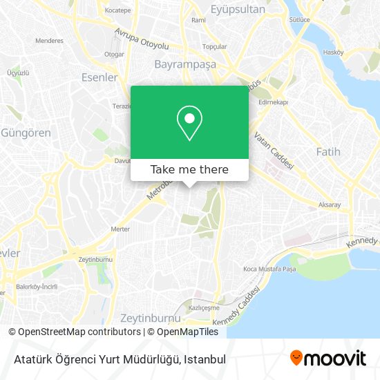 Atatürk Öğrenci Yurt Müdürlüğü map