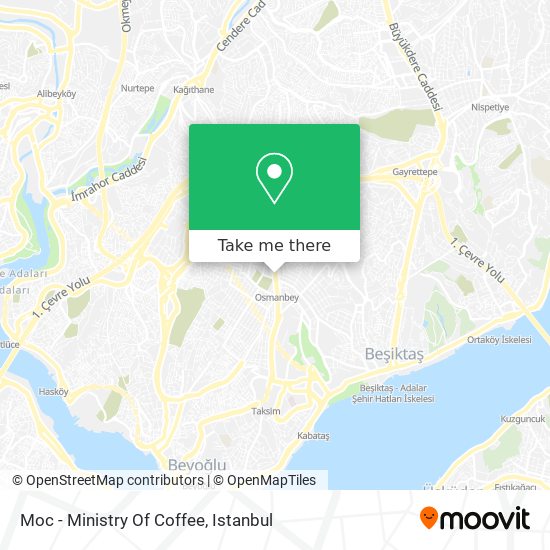 Moc - Ministry Of Coffee map