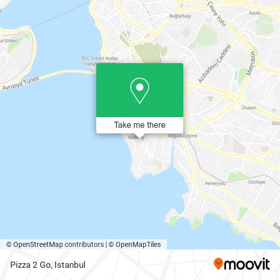 Pizza 2 Go map