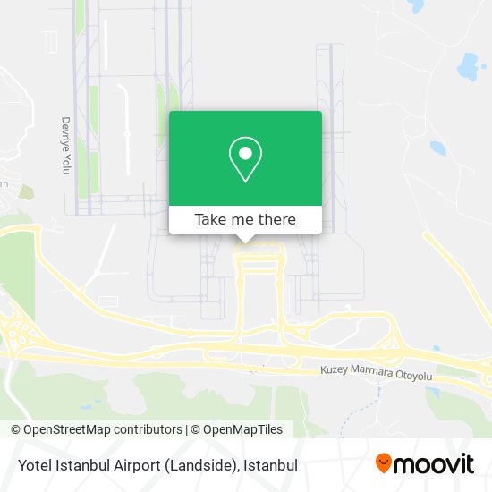 Yotel Istanbul Airport (Landside) map