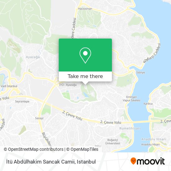 İtü Abdülhakim Sancak Camii map