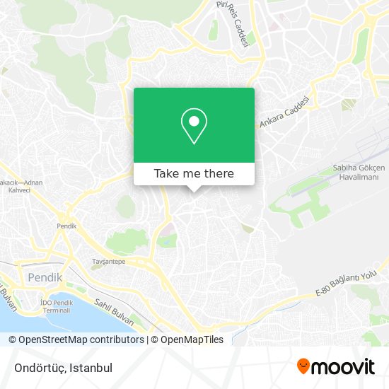 Ondörtüç map