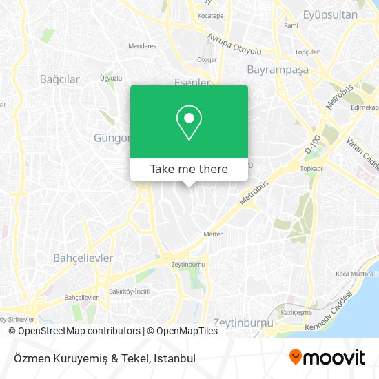 Özmen Kuruyemiş & Tekel map