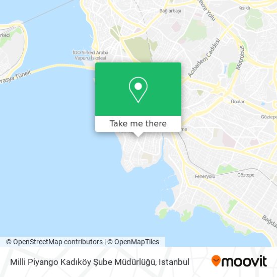Milli Piyango Kadıköy Şube Müdürlüğü map