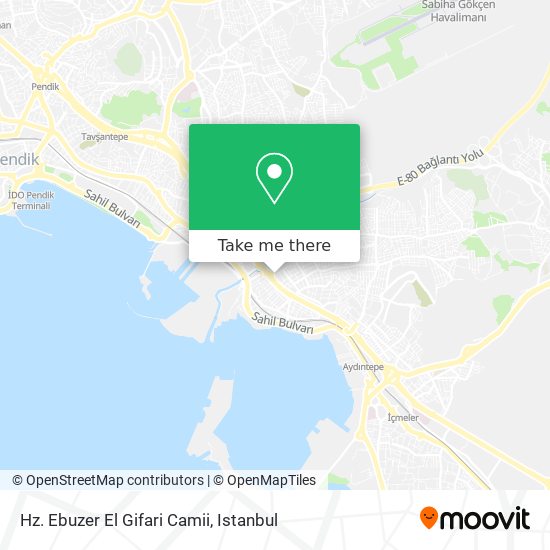 Hz. Ebuzer El Gifari Camii map
