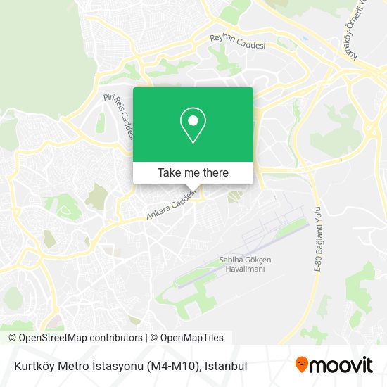 Kurtköy Metro İstasyonu (M4-M10) map