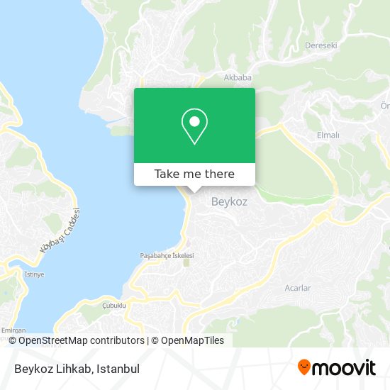 Beykoz Lihkab map