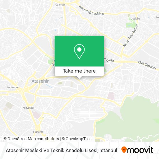 Ataşehir Mesleki Ve Teknik Anadolu Lisesi map