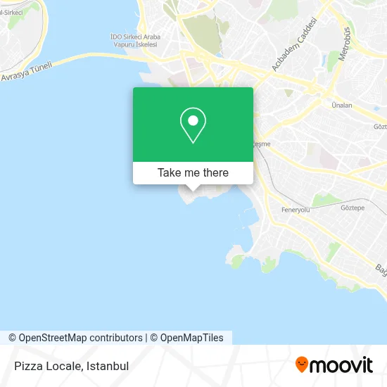 Pizza Locale map