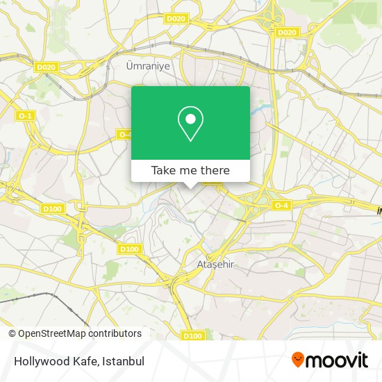 Hollywood Kafe map