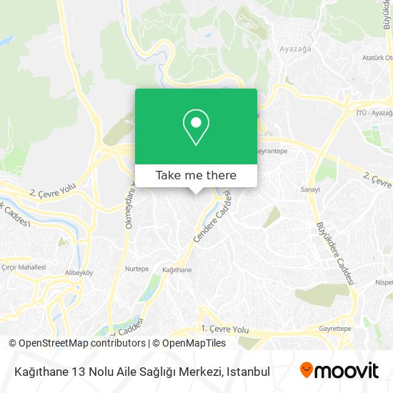 Kağıthane 13 Nolu Aile Sağlığı Merkezi map