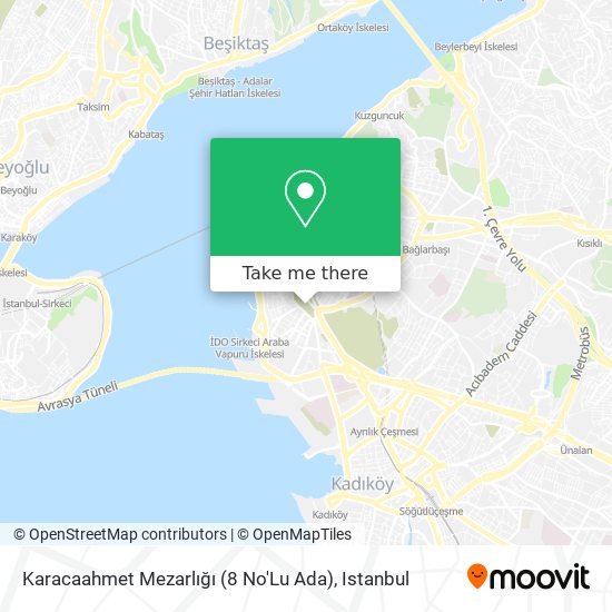 Karacaahmet Mezarlığı (8 No'Lu Ada) map
