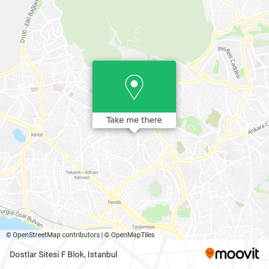 Dostlar Sitesi F Blok map
