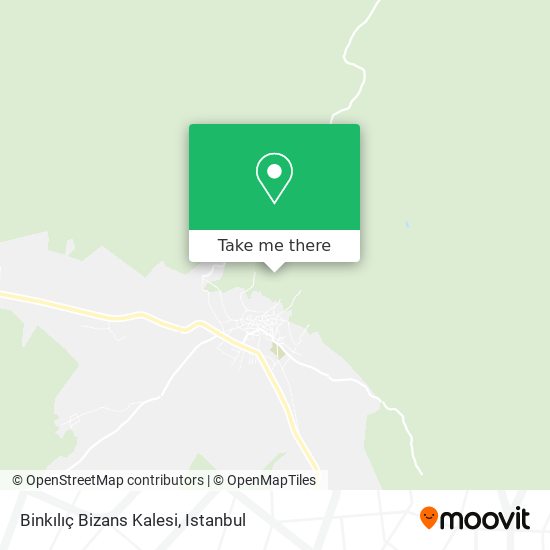 Binkılıç Bizans Kalesi map