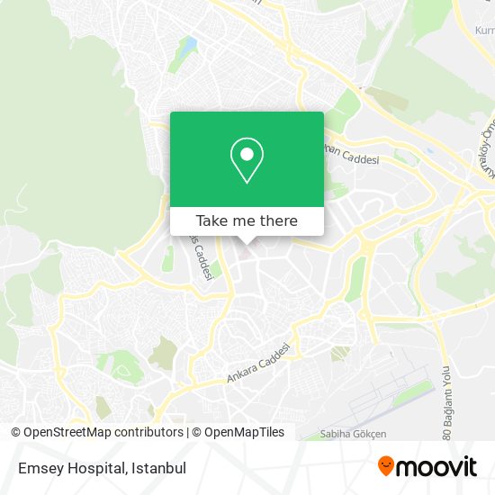 Emsey Hospital map