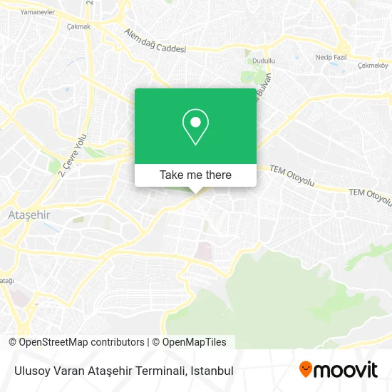 Ulusoy Varan Ataşehir Terminali map