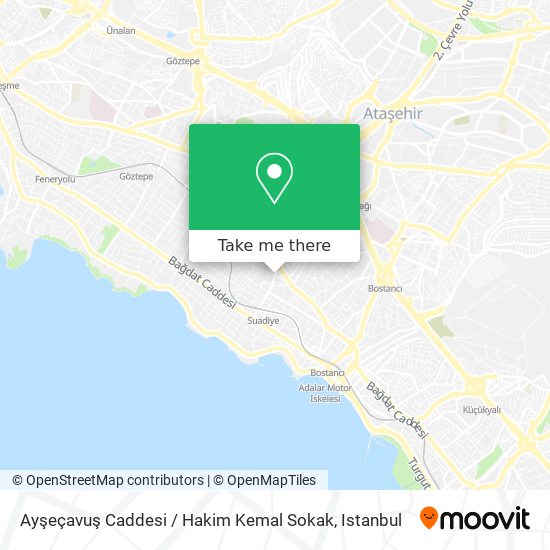 Ayşeçavuş Caddesi / Hakim Kemal Sokak map