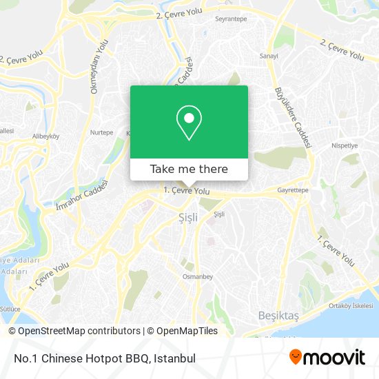 No.1 Chinese Hotpot BBQ map
