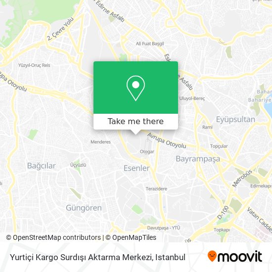 Yurtiçi Kargo Surdışı Aktarma Merkezi map