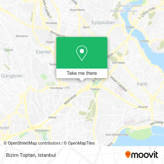 Bizim Toptan map