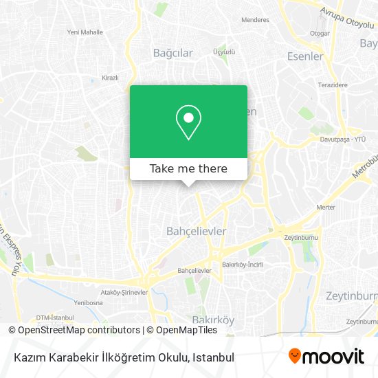 Kazım Karabekir İlköğretim Okulu map