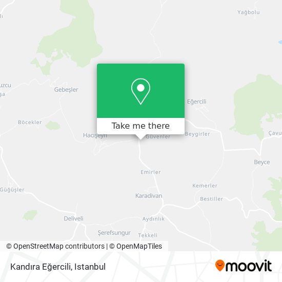 Kandıra Eğercili map