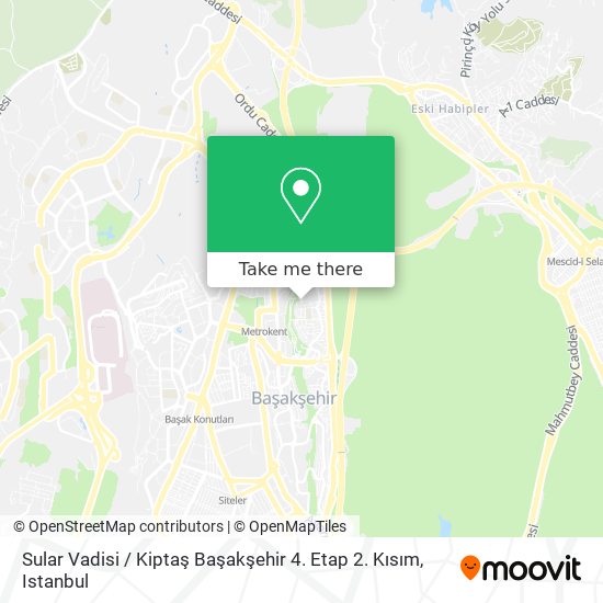 Sular Vadisi / Kiptaş Başakşehir 4. Etap 2. Kısım map