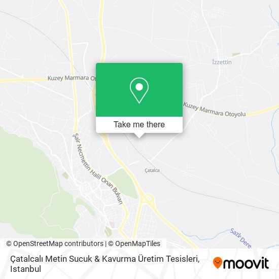 Çatalcalı Metin Sucuk & Kavurma Üretim Tesisleri map